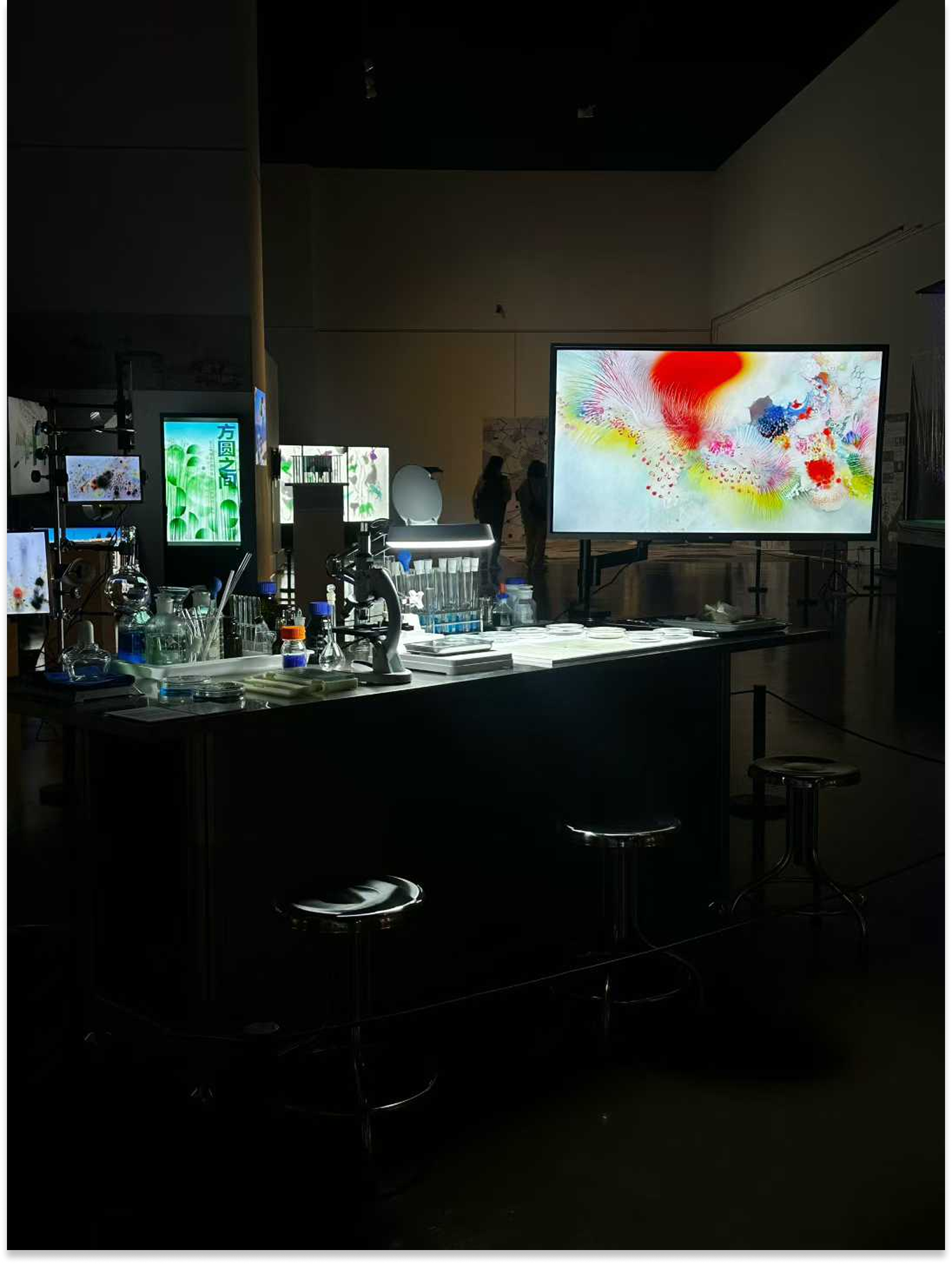 On-site exhibition photo